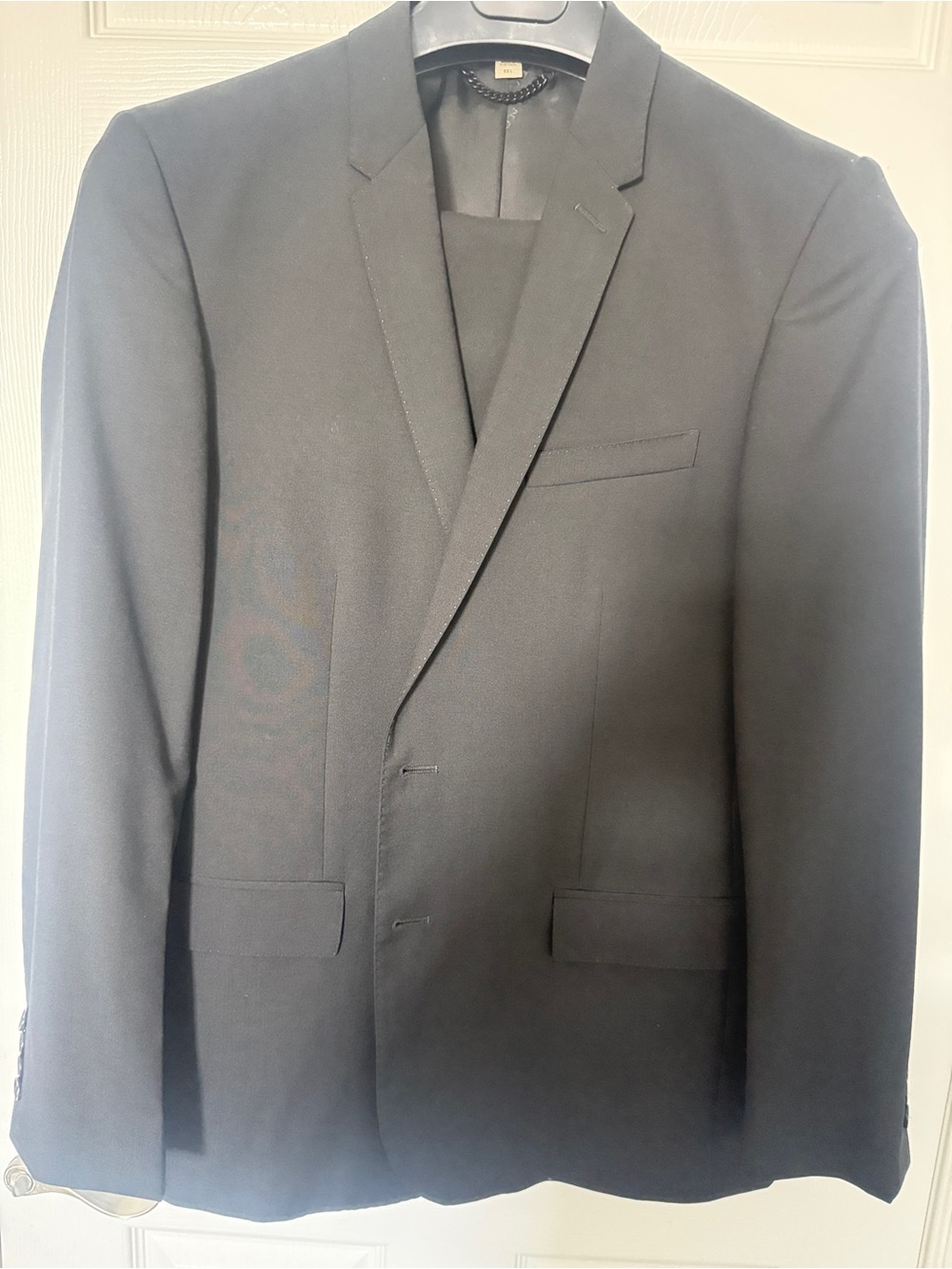 Burberry Men's Black Two-Button Suit Jacket
